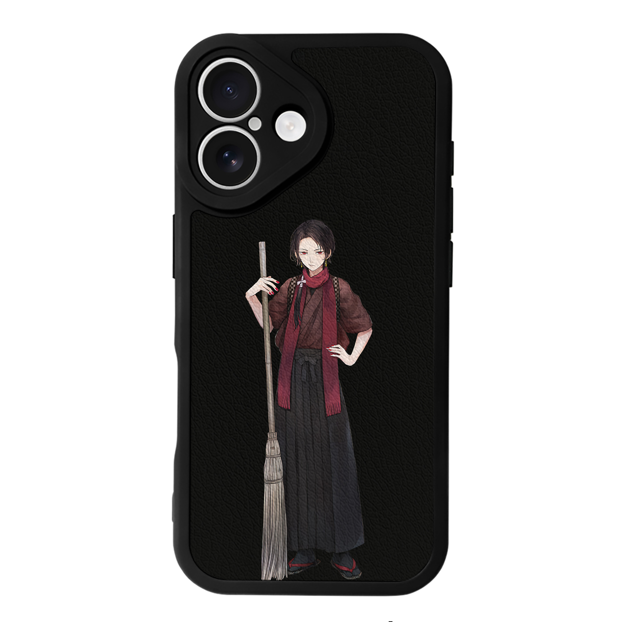 （画像用） 刀剣乱舞 Touken Ranbu 【iPhone 16シリーズ対応】シリコンスマホケース（レザー調） 材質：シリコン